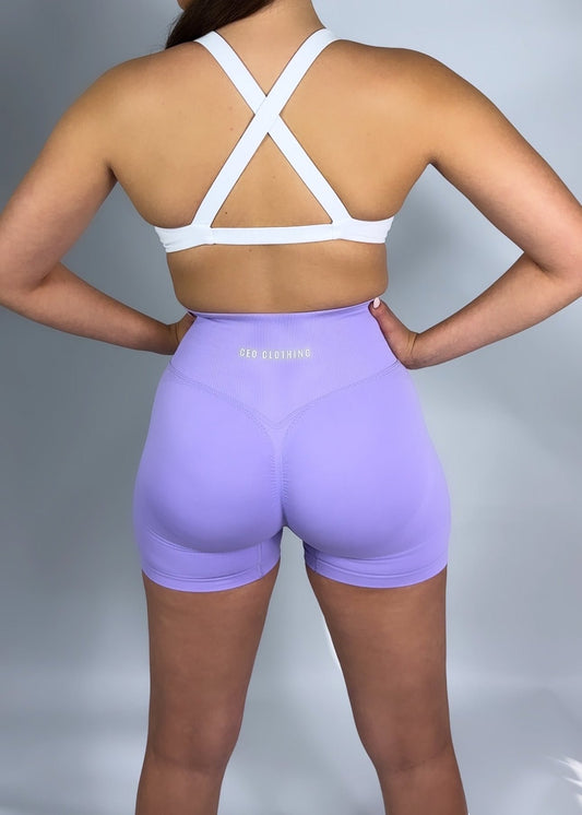 Seamless Booty Shorts - Lilac