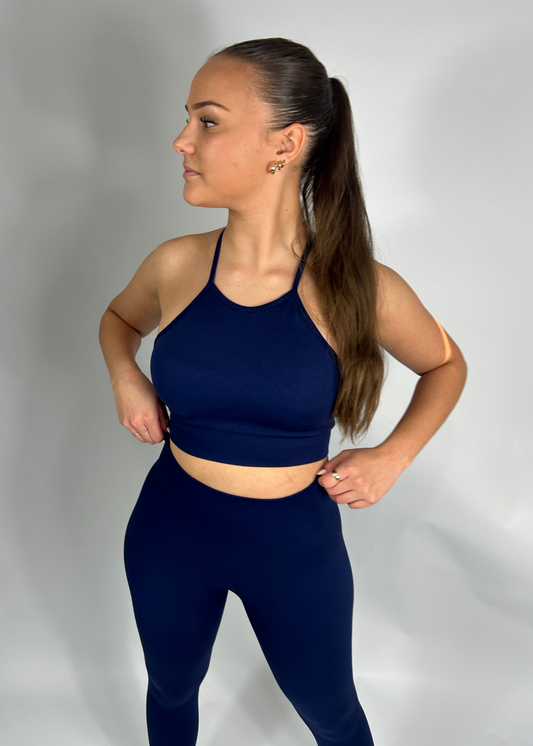 Navy Seamless Crop