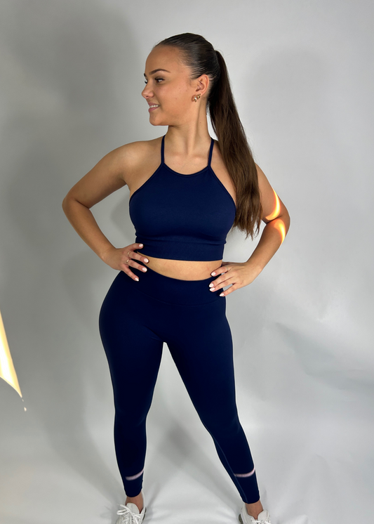 Navy Seamless Leggings