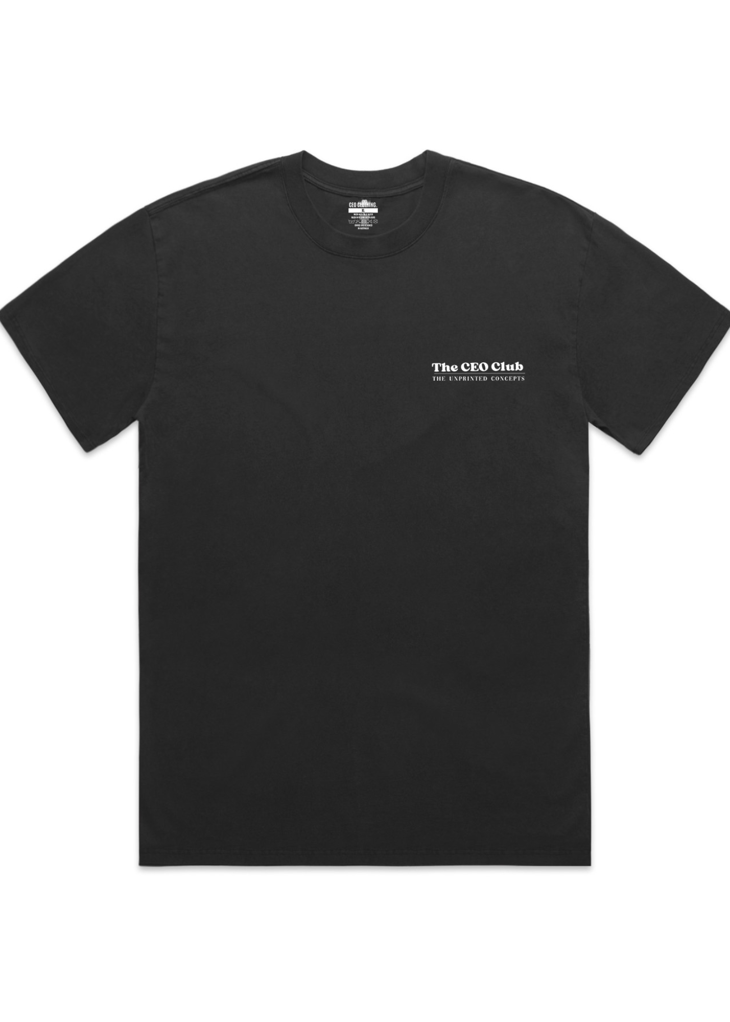 Unprinted Concepts Tee - Vintage Black