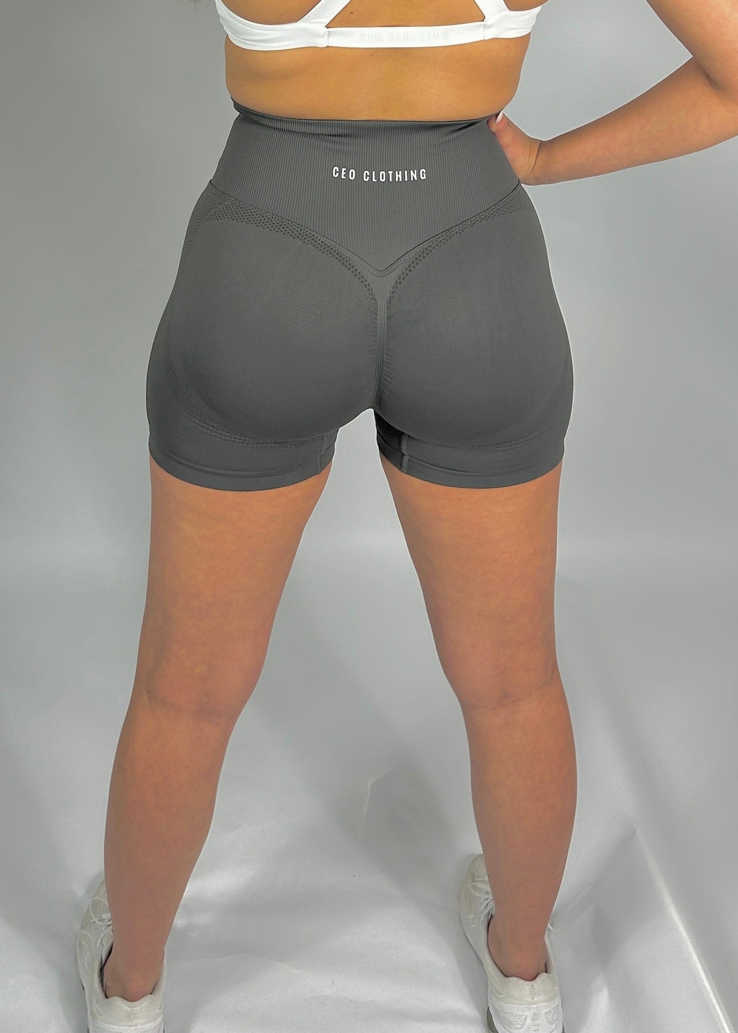 Seamless Booty Shorts - Grey