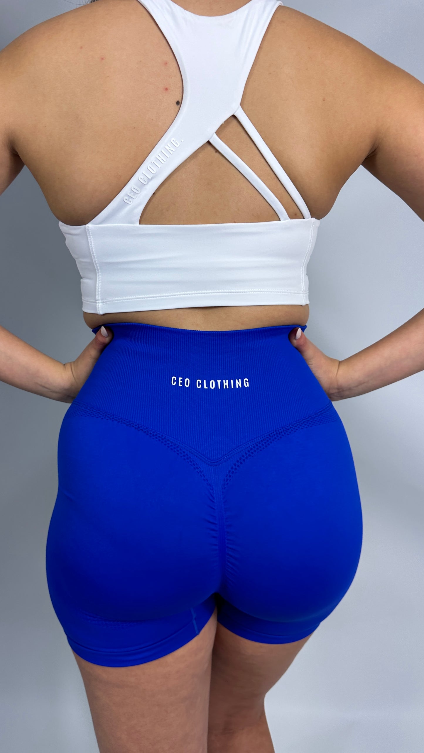 Seamless Booty Shorts - Bright Blue